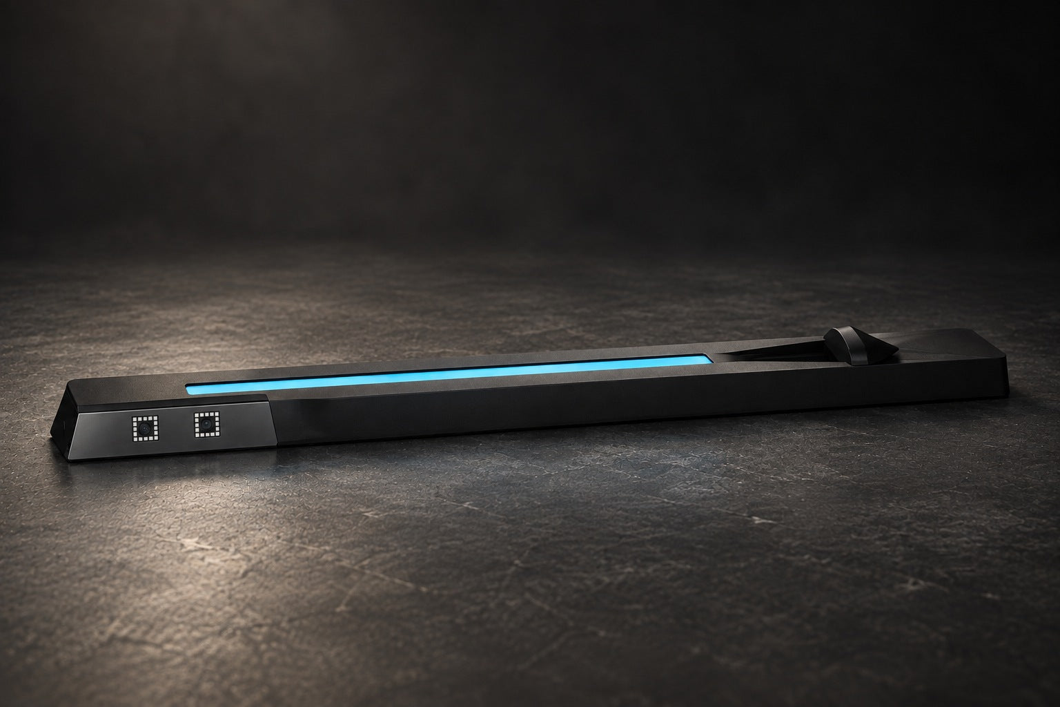 Nova launch monitor with blue light